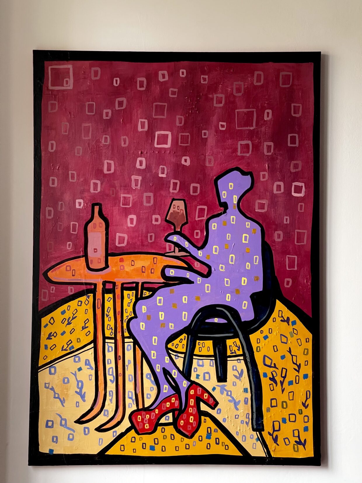 Quadro Via Veneto di Robert Myladoor quadrattismo