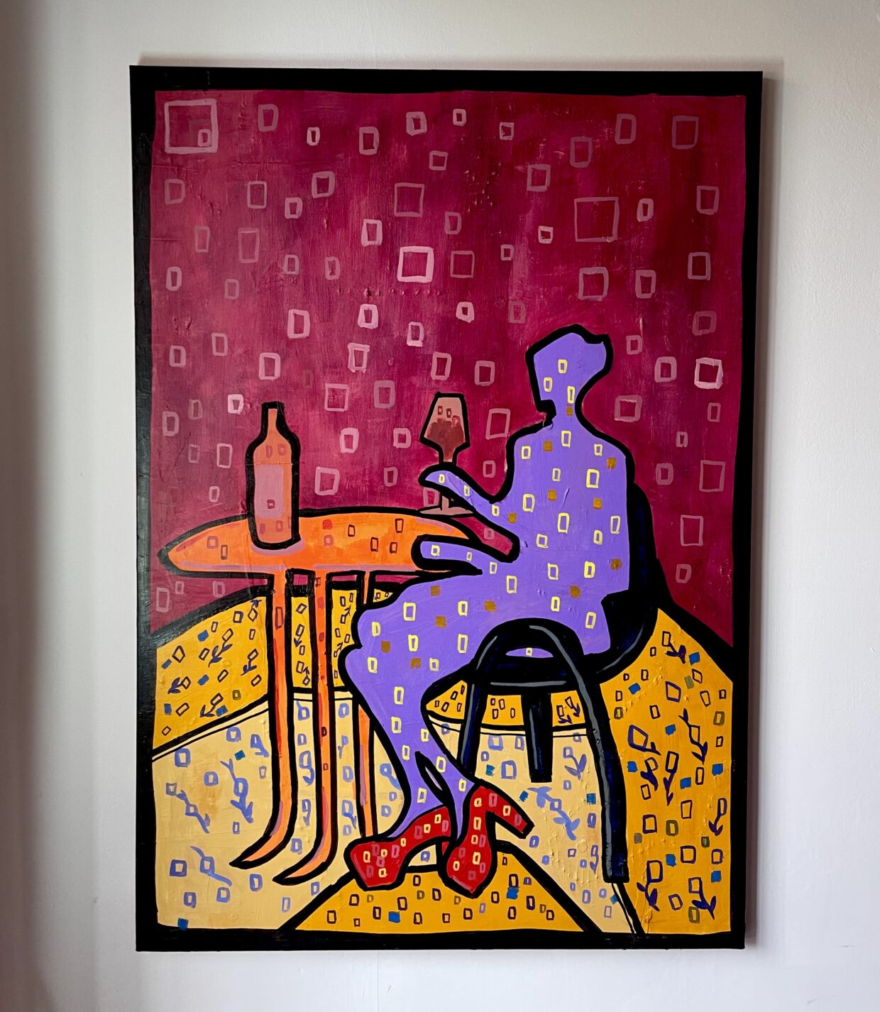 Quadro Via Veneto di Robert Myladoor quadrattismo